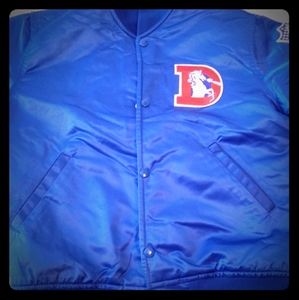 Vintage Starter Denver Broncos Satin Button Down